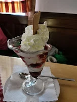 Eis Mit Heißem Himbeeren